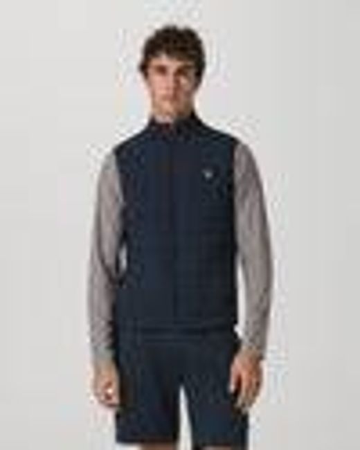 Sunday Insulated Hybrid Vest | Ink Heather Training Vest | Vuori