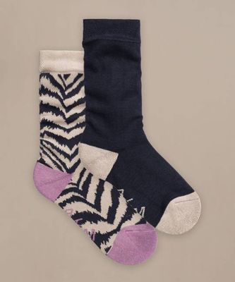 Womens Pattern Gifting Socks - 2 Pack