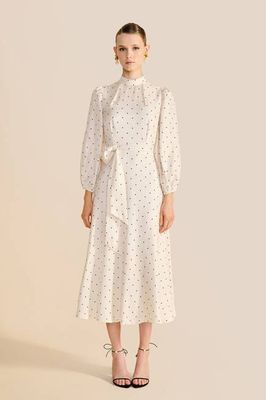 Sonia Polka Dot Midi Dress