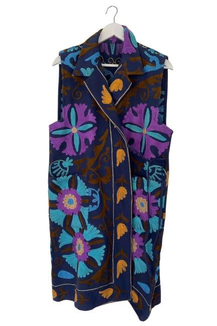 NEW! Suzani Tie-Up Vest No.1
