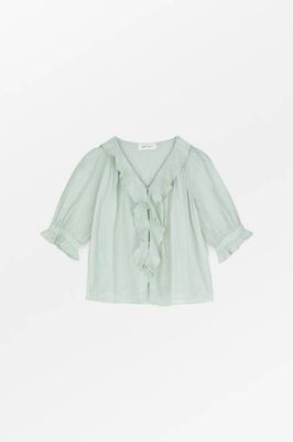 Clea blouse - Light aqua