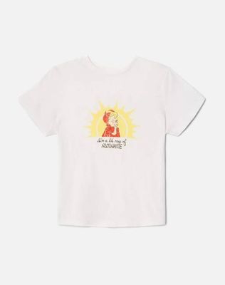 Classic "Ray of Sunshine" Tee - Vintage White