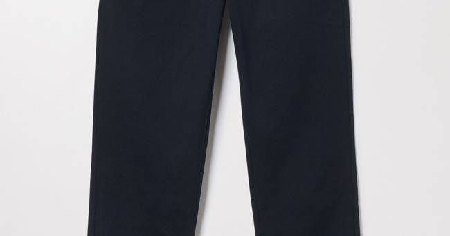 Dark Navy Regular Twill Chino | Straight Cut | Organic Cotton | Asket
