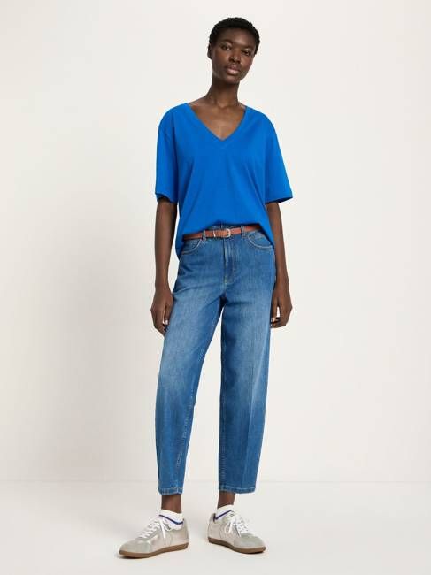 Shirt mit V-Ausschnitt (GOTS)