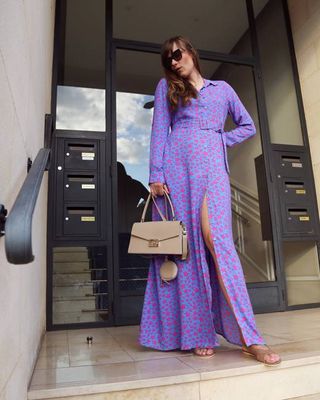 Clara - Shirt Maxi Dress - Star Print - Sample