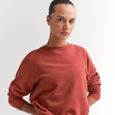 Organic Lightweight Terry Raglan Sweatshirt
