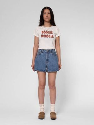 Maeve Denim Shorts Casual Wash Blue | Nudie Jeans