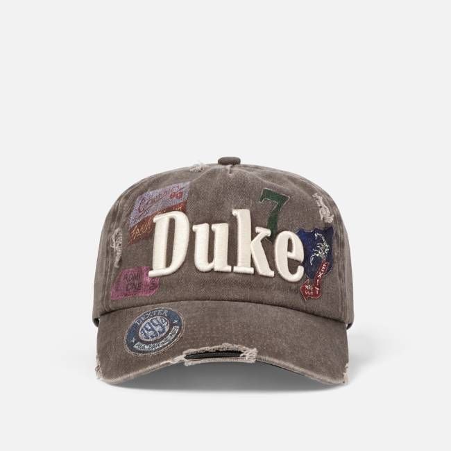 Hand-Painted Patch Distressed Cap