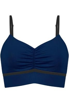 Bio Bustier Yoga blau -