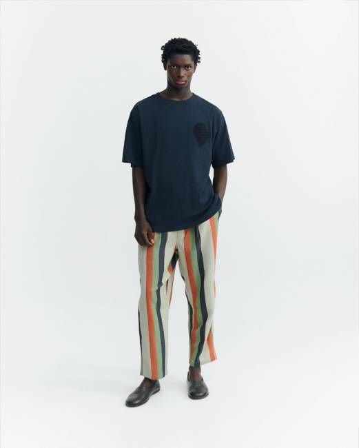 Eric navy shell oversize T-shirt