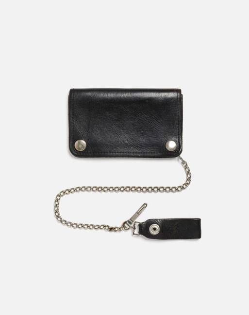 60s Leather Trucker Chain Wallet - #2