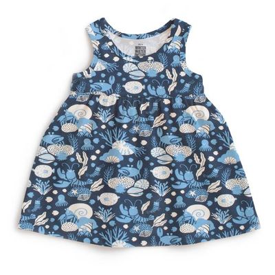Alna Baby Dress - Ocean Life Navy