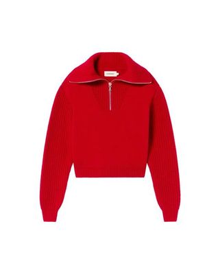 Red wool Tanit sweater