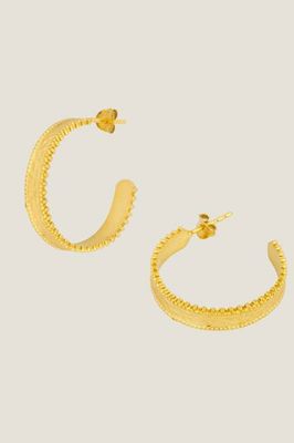 ASHIANA Silvia Hoop Earrings | Gold