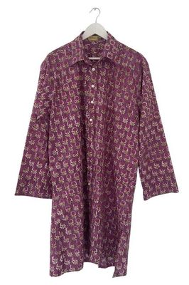 Cotton Blockprint Shirt Dress No. 112