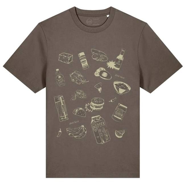 Vegan Starter Pack Unisex Relaxed Heavyweight T-shirt - Mocha