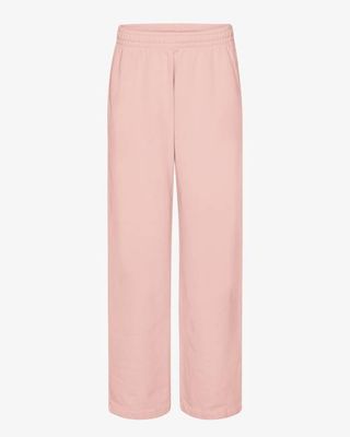 Organic Straight Leg Sweatpants - Faded Pink