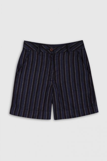 BANGJA | BLUE LINEN STRIPE