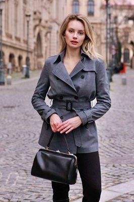 Leanne Short Trench Coat