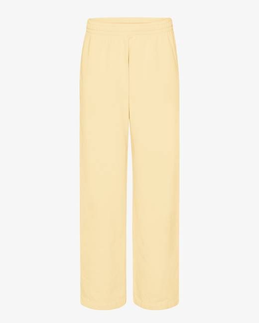 Organic Straight Leg Sweatpants - Soft Yellow