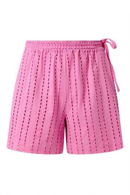 MAYA - Organic Broderie Short - Pink