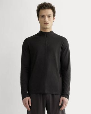 The Rec Quarter-Zip | Black