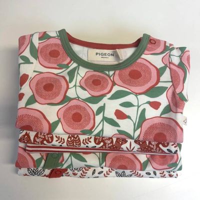 Sample bundle (5 pieces) - Pink/orange, NB/0-3m