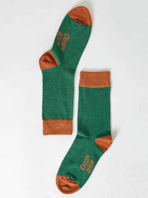Unisex Vintage Green Socks