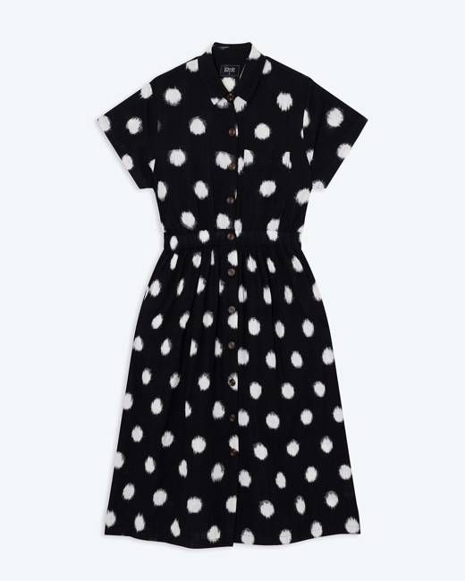 Lowie Ikat Spot Shirt Dress