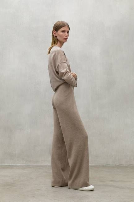 BEIGE CABRI TROUSERS