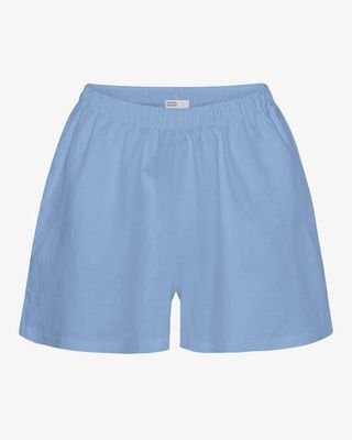 Linen Shorts - Seaside Blue