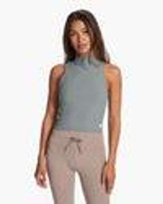 Cove Funnel Neck Tank | Fern Rib Cropped Tank | Vuori