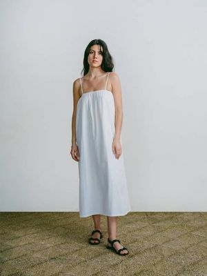 Marta Dress, Organic Batiste, Natural