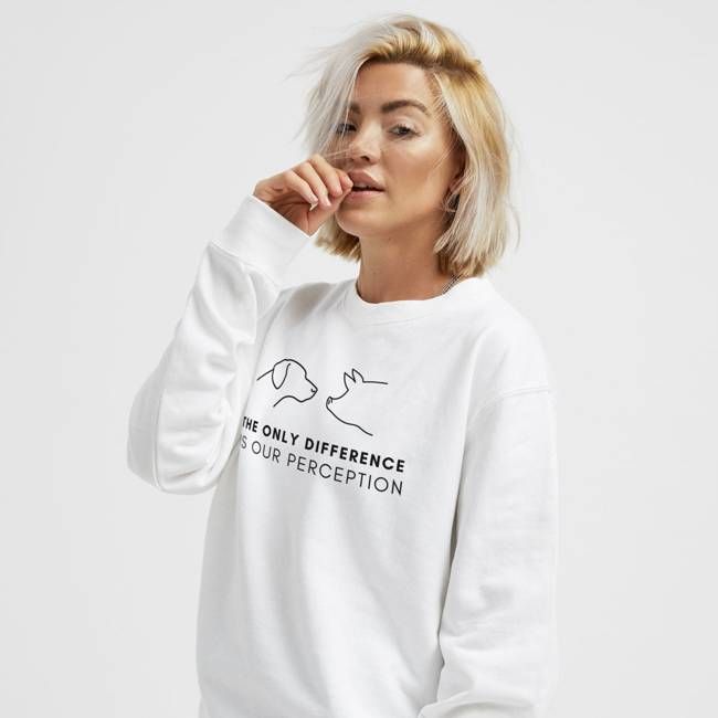 The Only Difference Is Our Perception Sweatshirt (Unisex)