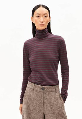 GRAZILIANAA STRIPES | dark cranberry-dark steel