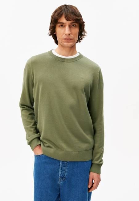 LOUKAA KNIT SWEATER | fatigue green