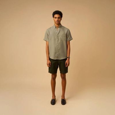 SHORT SLEEVED LINEN