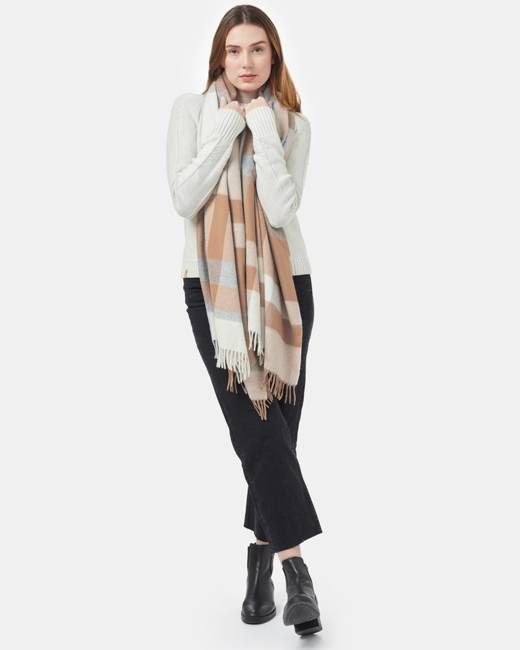 RWS Wool Woven Plaid Scarf