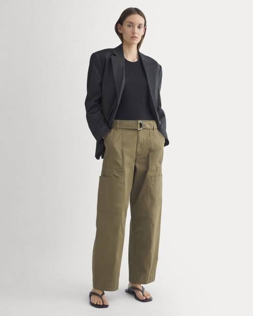 Utility Straight-Leg Cargo Pant | Olive