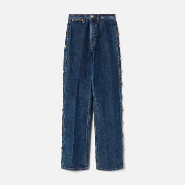 Western High Rise Loose - Rustic Indigo Size 26