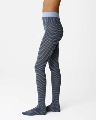 Clara Retro Patterned Tights