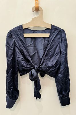 Sample Sale Lauren Top in Midnight Silky