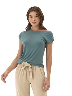 Leoni Feather Rib Short Sleeve