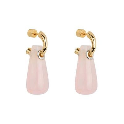 Rose Quartz Drop Earrings