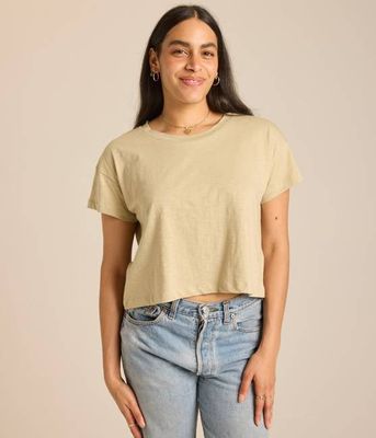 Women's Easy Crop Tee - Eucalyptus