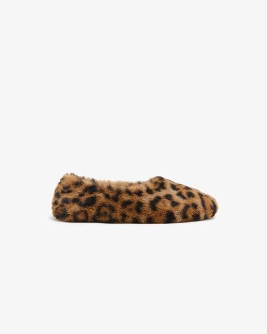 Magda Leopard Flat Slipper