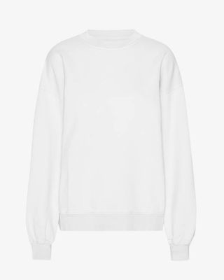 Organic Oversized Crew - Optical White