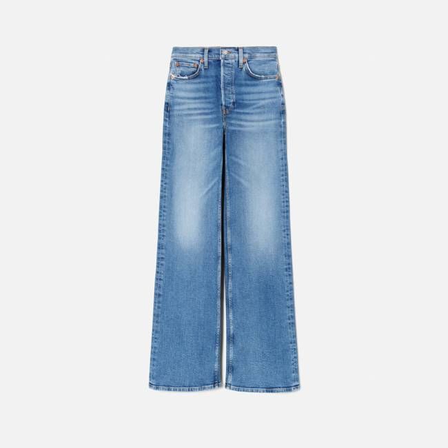 Comfort Stretch 70s Ultra High Rise Wide Leg - Indigo Storm