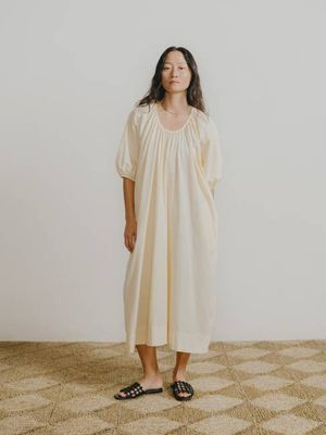 Ophelia Dress, Organic Batiste, Butter