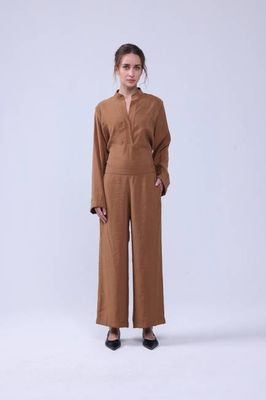 Giada Cropped Pants - Vintage Cupro